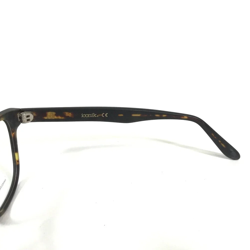 Iconik Eyeglasses Frames Kaylen C01 Brown Tortoise Square Horn Rim 49-19-145
